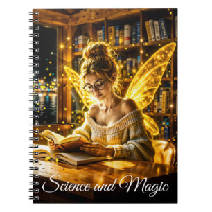 Carnet Ado de fée mignon lecture étincelante magique lumi