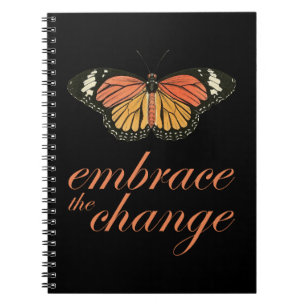 Carnet Adoptez le changement - Papillon orange