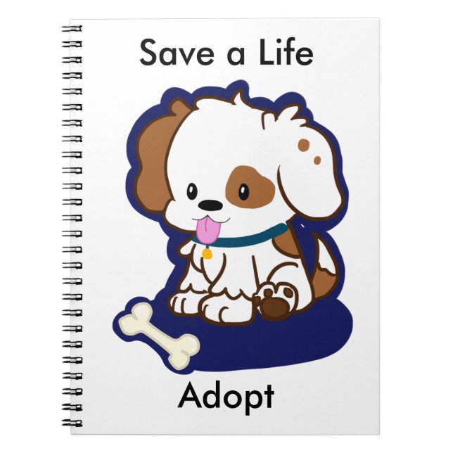 Carnet Adoptez un chien (Devant)