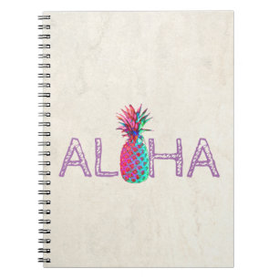 Carnet Adorable Aloha Ananas Hawaïen