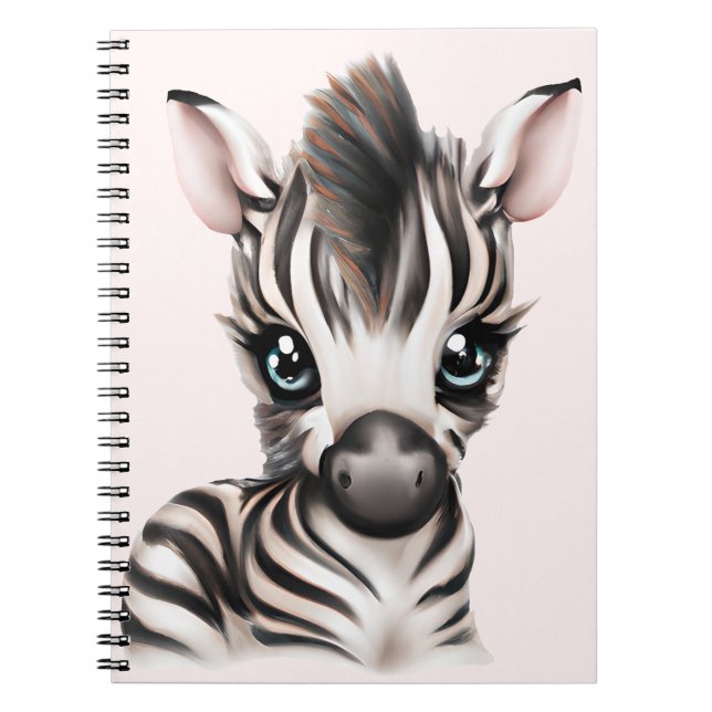 Carnet adorable bébé Zebra (Devant)