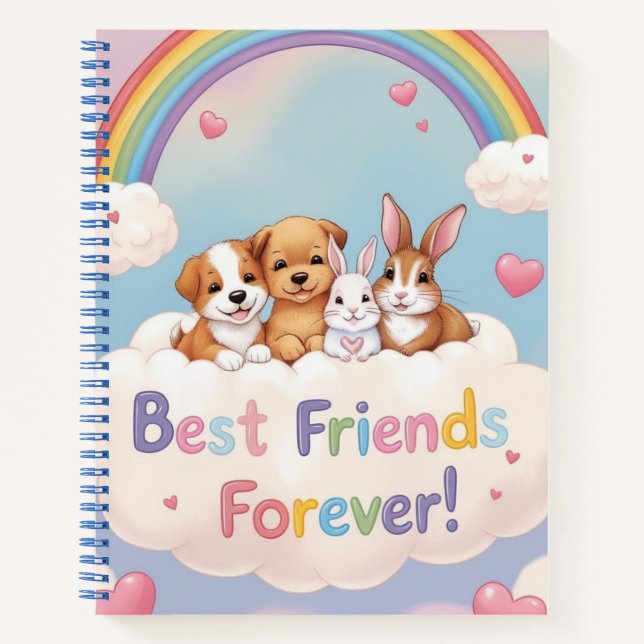 Carnet Adorable Cat Best Friends Forever (Devant)
