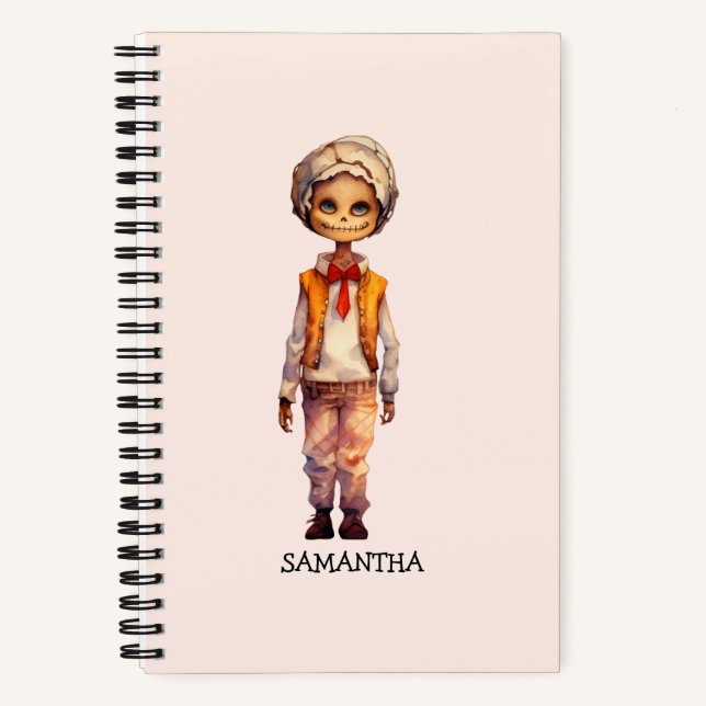 Carnet Adorable Kid Zombie - Jolie Halloween (Recto)