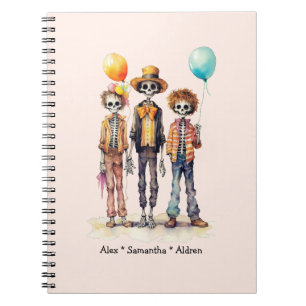 Carnet Adorable Pastel Zombie Trio - Jolie Halloween (2)