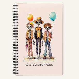 Carnet Adorable Pastel Zombie Trio - Jolie Halloween (2)
