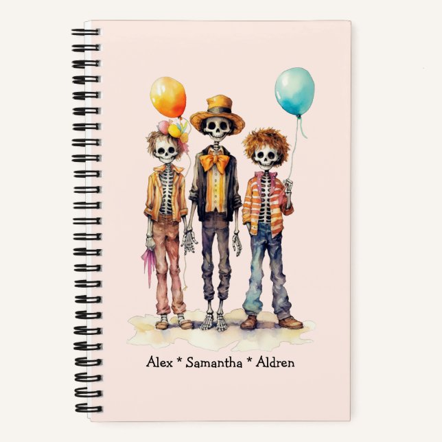 Carnet Adorable Pastel Zombie Trio - Jolie Halloween (2) (Recto)