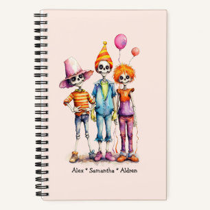 Carnet Adorable Pastel Zombie Trio - Jolie Halloween (3)