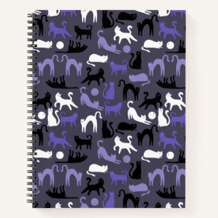 Carnet Adorable Yoga mignon Pots de chat