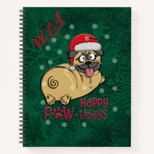 Carnet Adorables Noël Carlin mignon En Neige