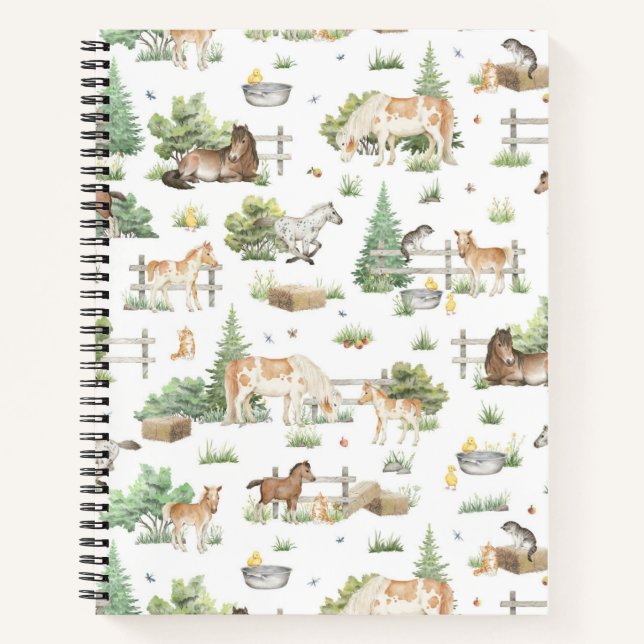 Carnet Adorables petits poneys (Devant)