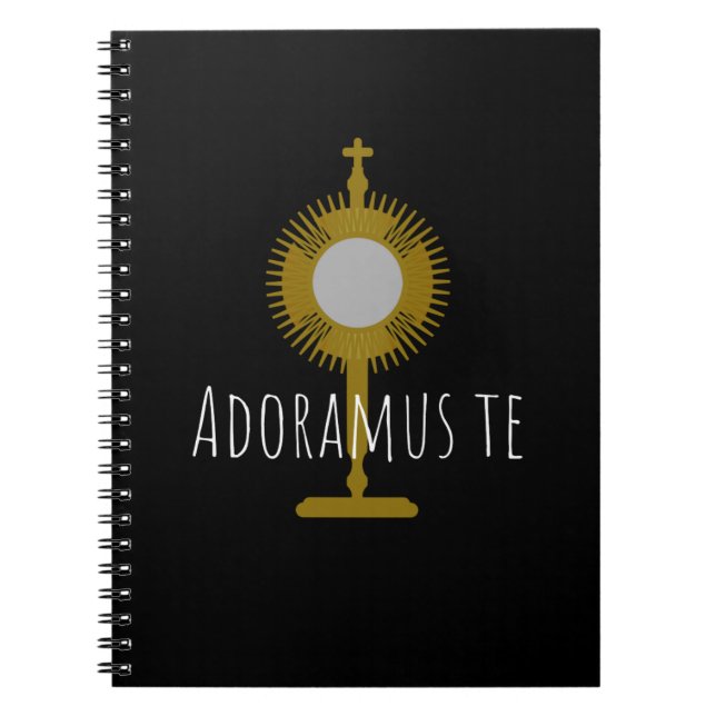 Carnet Adoramus Te (Nous vous adorons) Latin (Devant)