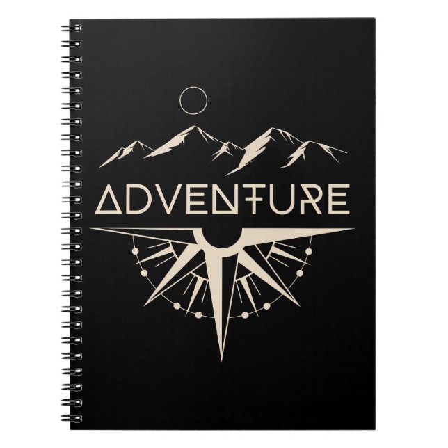 Carnet Adventure Compass Mountains (Devant)