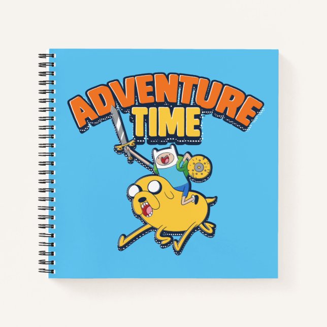 Carnet Adventure Time | Finn Riding Jake (Devant)