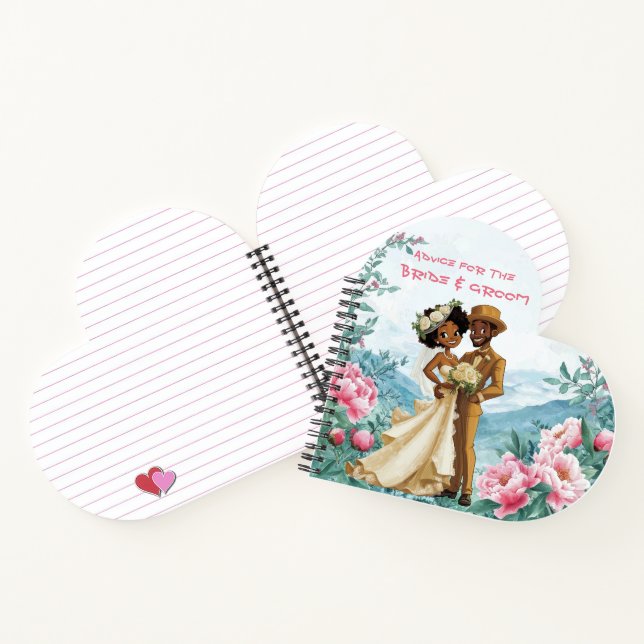 Carnet Advice for the Black Couple Bride & Groom  (Intérieur)