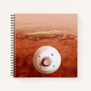 Carnet Aérocoque Avec Perpersévérance Rover Descente Vers