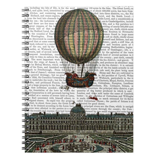 Carnet Aéronef au-dessus de la ville (Devant)