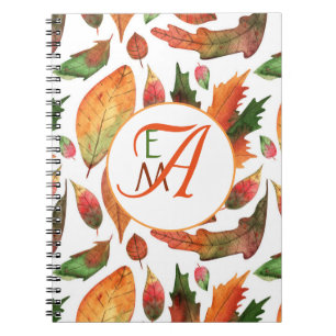 Carnet Affaire Orange Green Decor