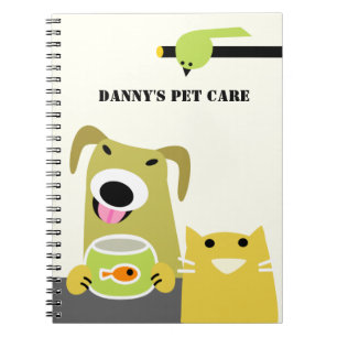 Carnet Affaires se reposantes d'animal familier