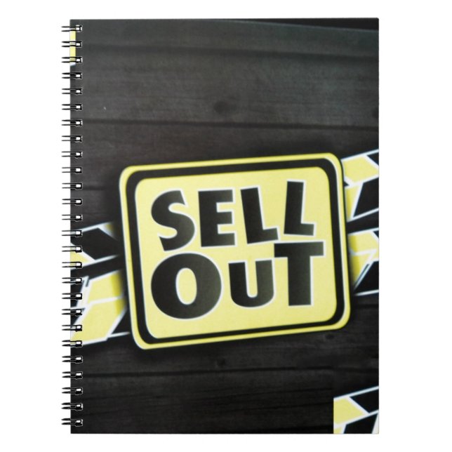 Carnet Affiche d'art Sell Out (Devant)
