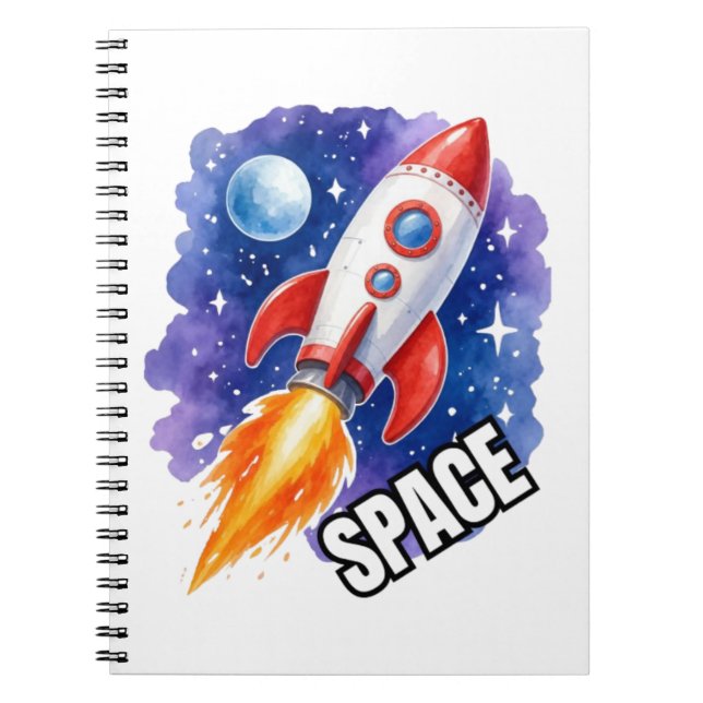 Carnet Affiche d'aventure spatiale | L'aventure vous atte (Devant)