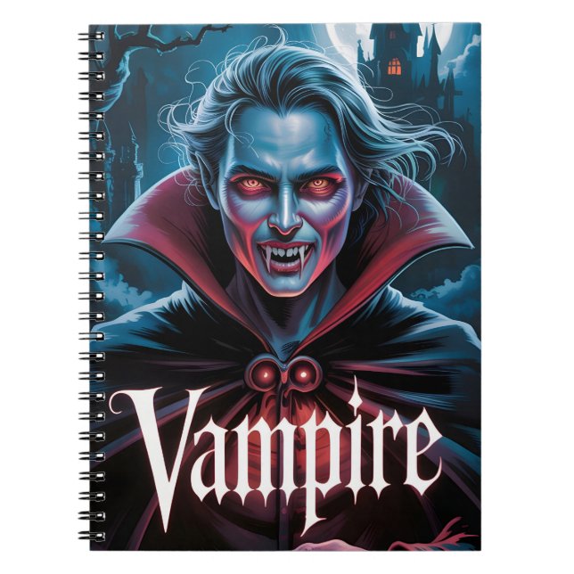 Carnet Affiche de film de vampire de style Dracula classi (Devant)
