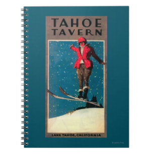 Carnet Affiche de promo de taverne de Tahoe