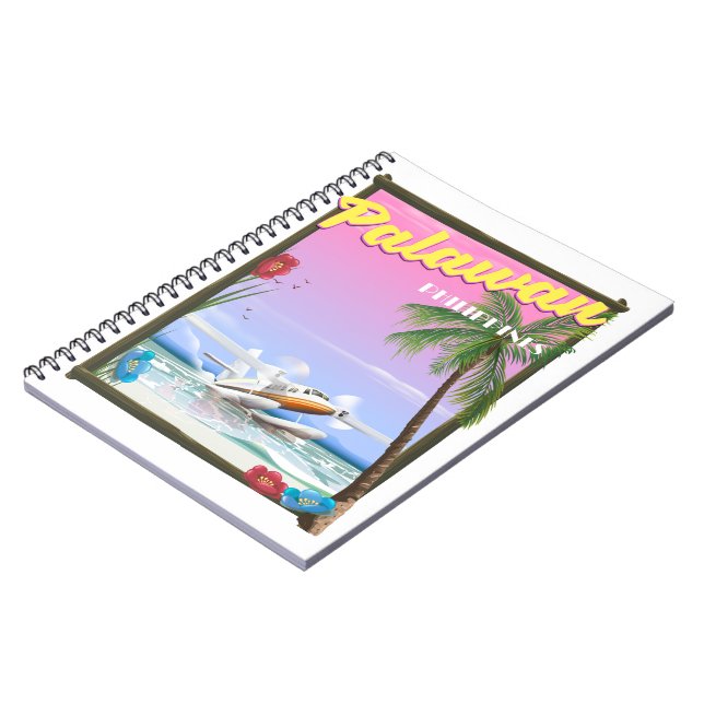 Carnet Affiche de vol aux Philippines Palawan (Côté gauche)
