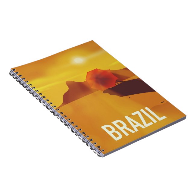 Carnet Affiche de voyage au Brésil (Côté Droit)