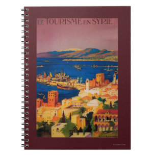 Carnet Affiche de voyage de Français, voyageant en Syrie