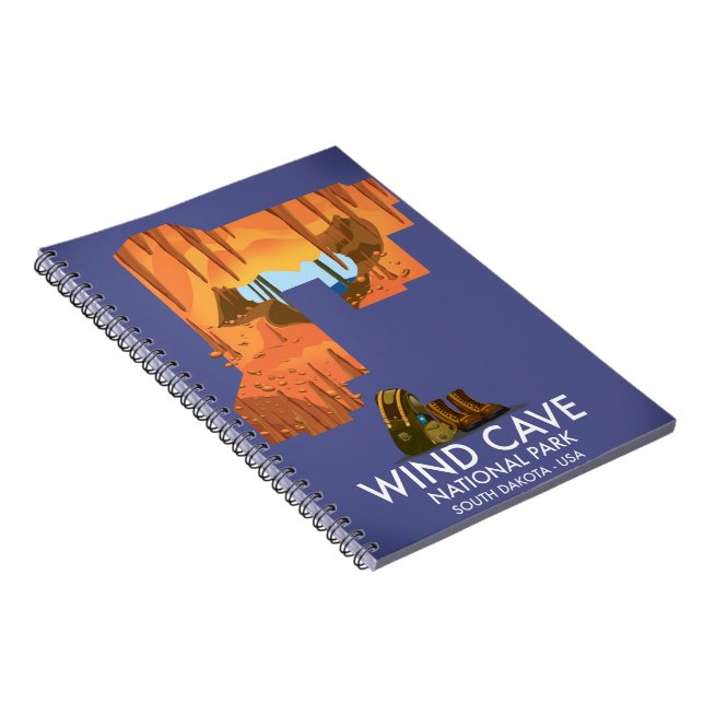 Carnet Affiche de voyage de randonnée du parc national de (Côté Droit)