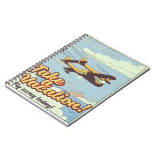 Carnet Affiche de voyage de style vintage du mont Rushmor