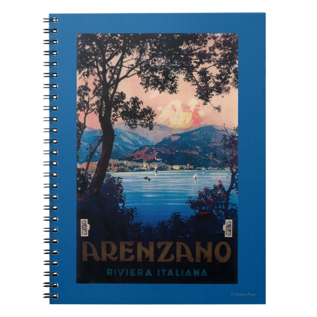 Carnet Affiche de voyage Riviera italienne (Devant)