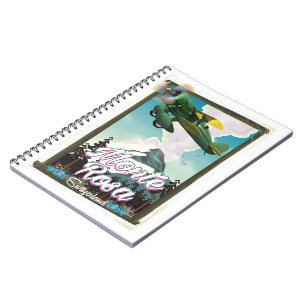 Carnet Affiche de voyage Suisse Monta Rosa