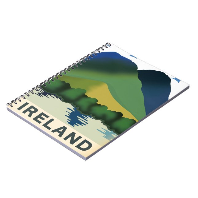 Carnet Affiche de voyage vintage Irlande (Côté gauche)