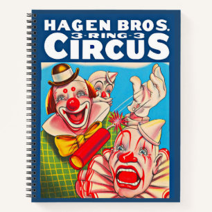 Carnet Affiche du cirque Hagen Brothers dans les années 1