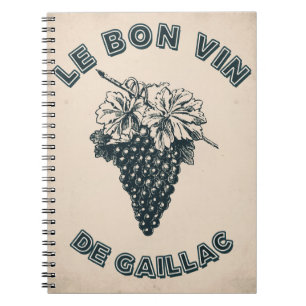 Carnet Affiche Le bon vin de Gaillac