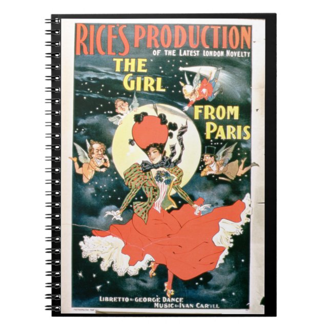 Carnet Affiche pour la 'production du riz de la fille du (Devant)