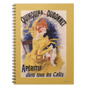 Carnet Affiche promotionnelle d'apéritif de Quinquina