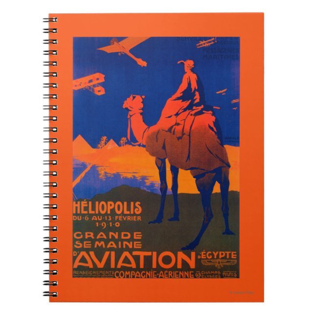 Carnet Affiche promotionnelle de la compagnie aérienne fr (Devant)