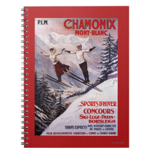 Carnet Affiche promotionnelle ski