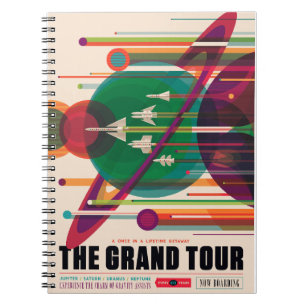 Carnet Affiche spatiale rétro de la NASA/JPLS