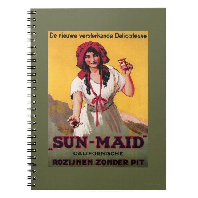 Carnet Affiche Sun-Maid California Raisin (Devant)