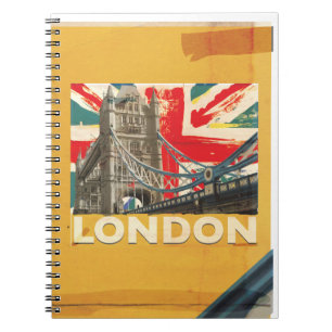 Carnet Affiche vintage de Londres