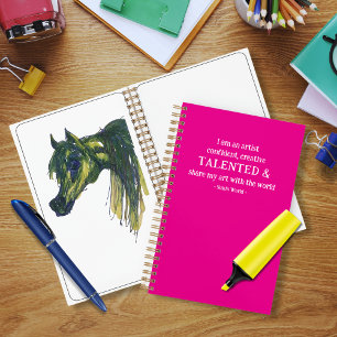 Carnet Affirmation créative d'artistes talentueux Hot P