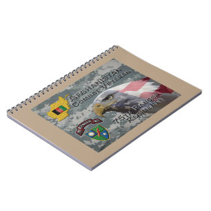 Carnet Afghanistan Combat Veteran 75th Ranger Regiment