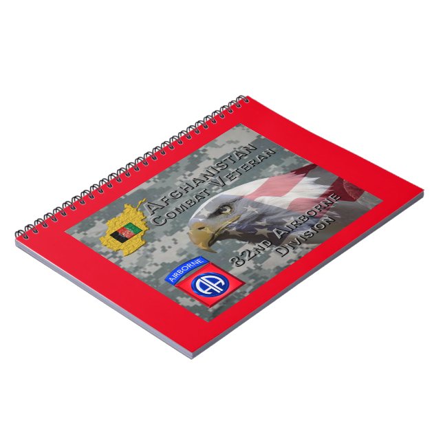 Carnet “Afghanistan Combat Veteran” - 82nd Airborne Divis (Côté gauche)