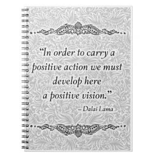 Carnet Afin de porter un positif - Citation positive