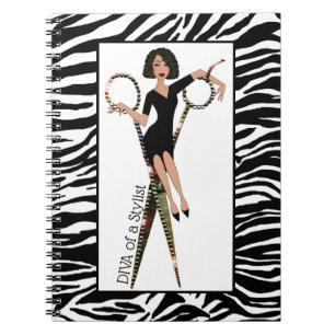 Carnet African American "Diva of a Stylist" Notebooks