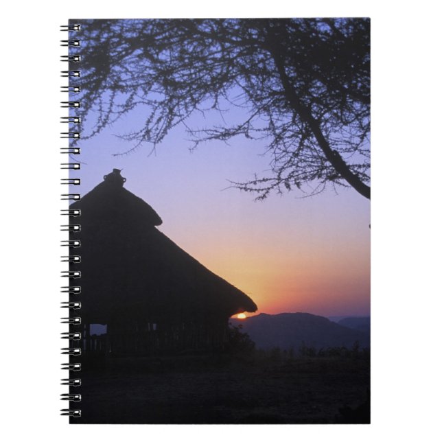 Carnet Afrique, Éthiopie, région du fleuve Omo, coucher d (Devant)