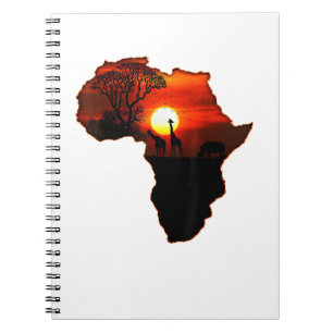 Carnet Afrique T Carte Chemise De L'Afrique Le Soleil Sud